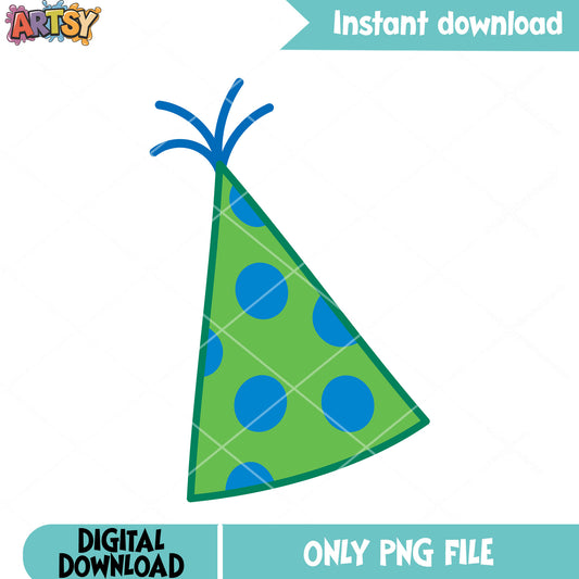 Green hat blue spot png, peppa pig show png, cartoon for kids png
