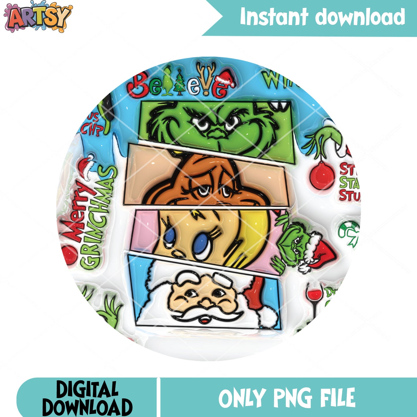 Grinch max cindy lou eyes png, peekaboo eyes png, eyes collage png