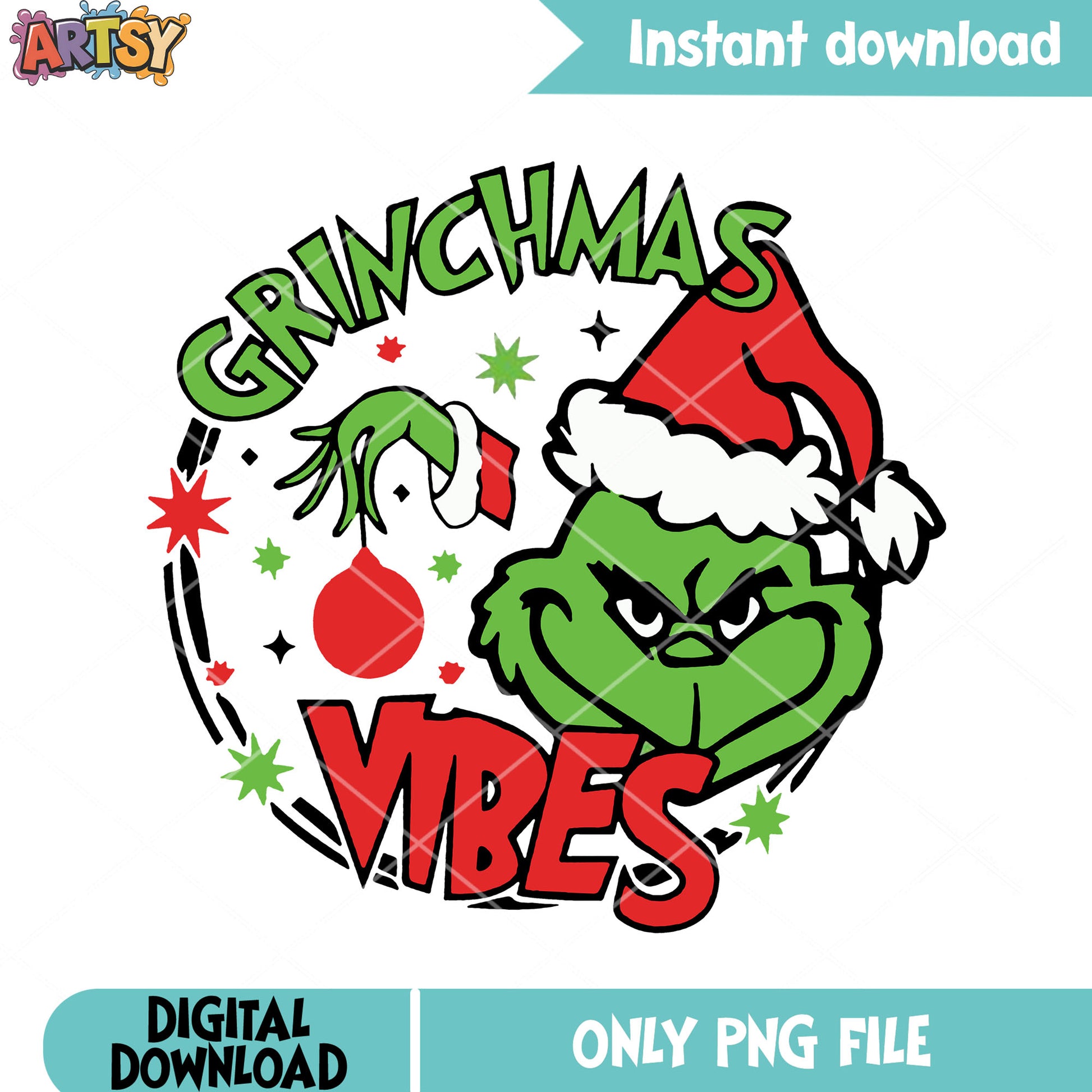 Grinch stole the christmas png, grinchmas png, christmas vibes png