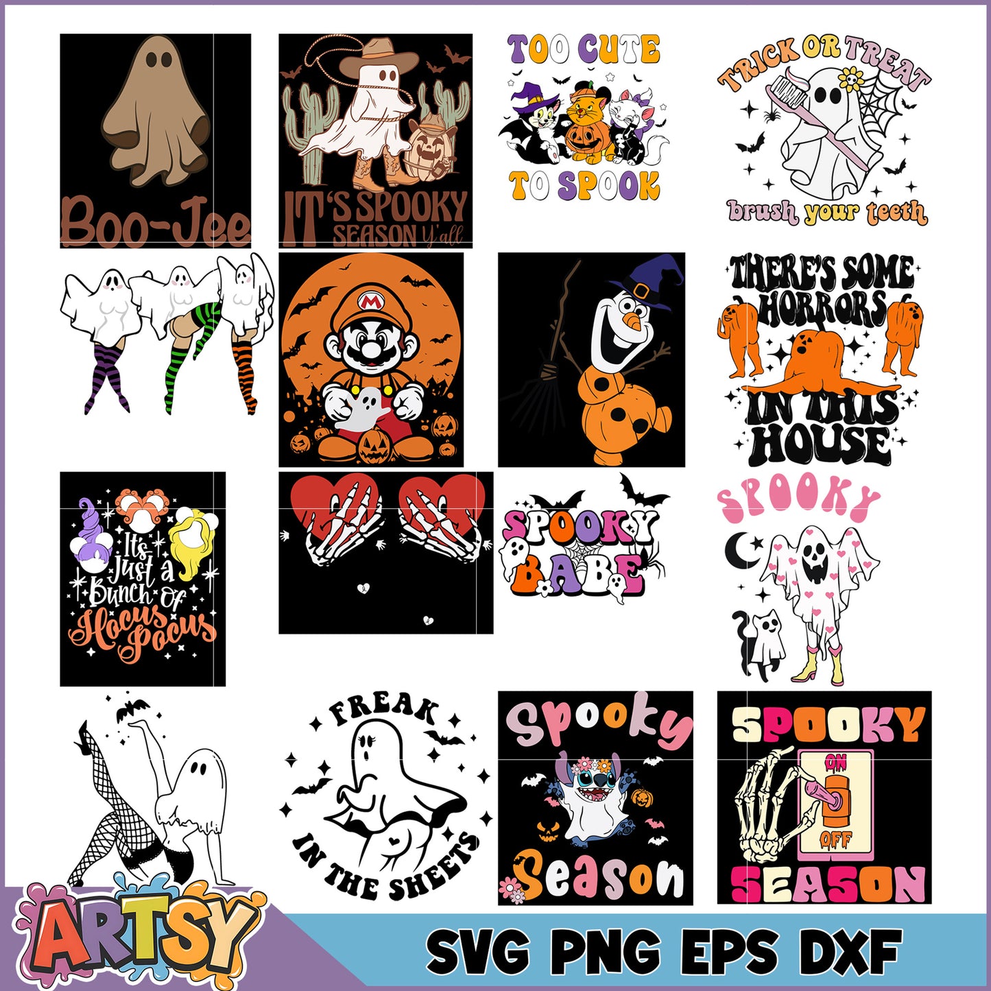 Halloween SVG Bundle Spooky Designs