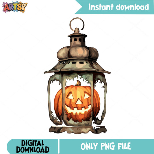Halloween Pumpkin Lantern PNG, Jack O Lantern Clipart, Halloween PNG
