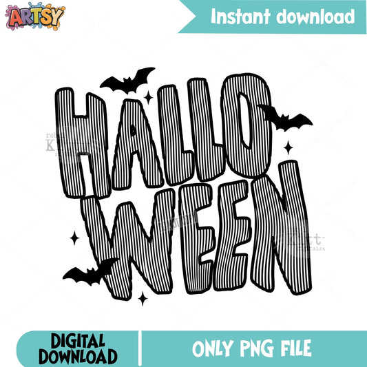 Halloween Retro Bat PNG, Spooky Season PNG, Halloween PNG
