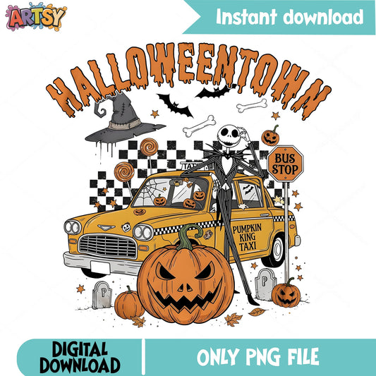 Halloweentown Jack Skellington PNG, Pumpkin King PNG, Halloween PNG