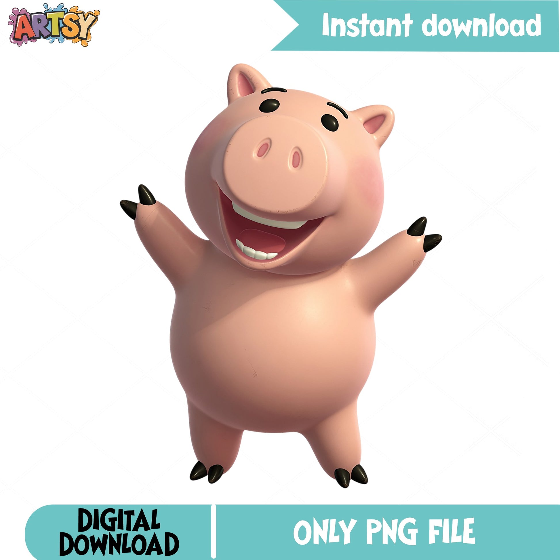 Hamm Pig Toy Story PNG, Disney Pixar PNG, Toy Story PNG