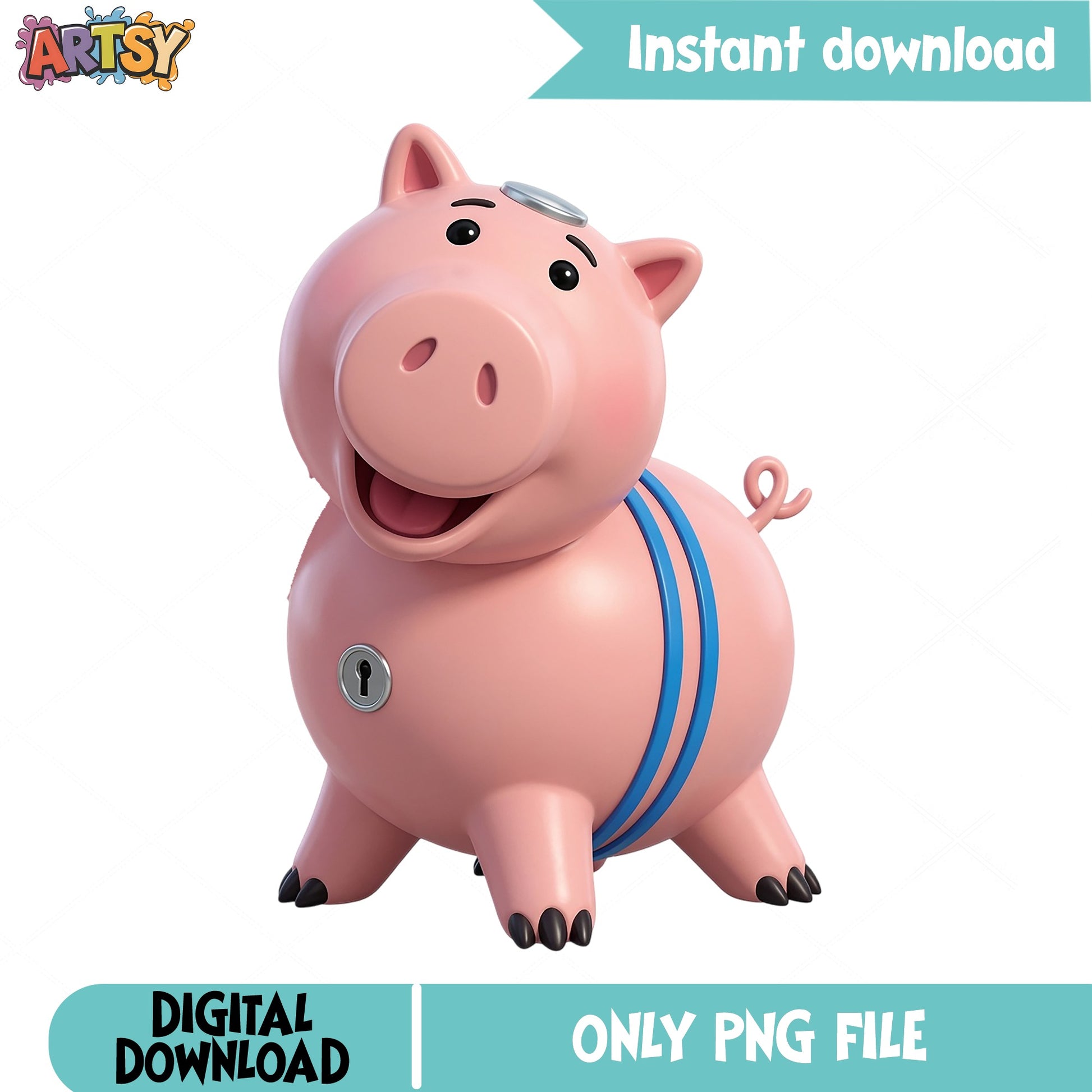 Hamm Toy Story PNG, Disney Pixar Clipart, Toy Story PNG