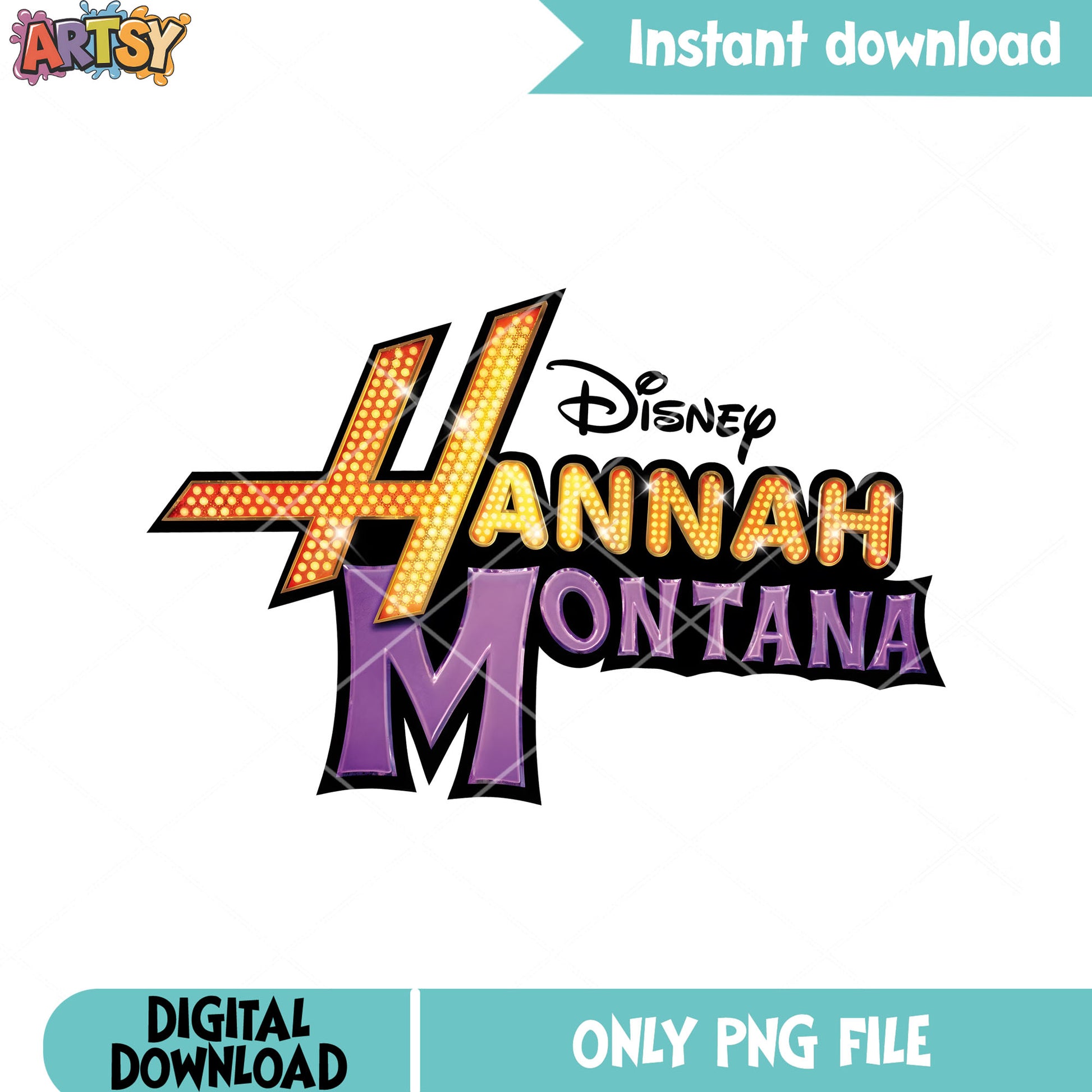 Hannah montana disney logo png, disney montana png, montana 20th png