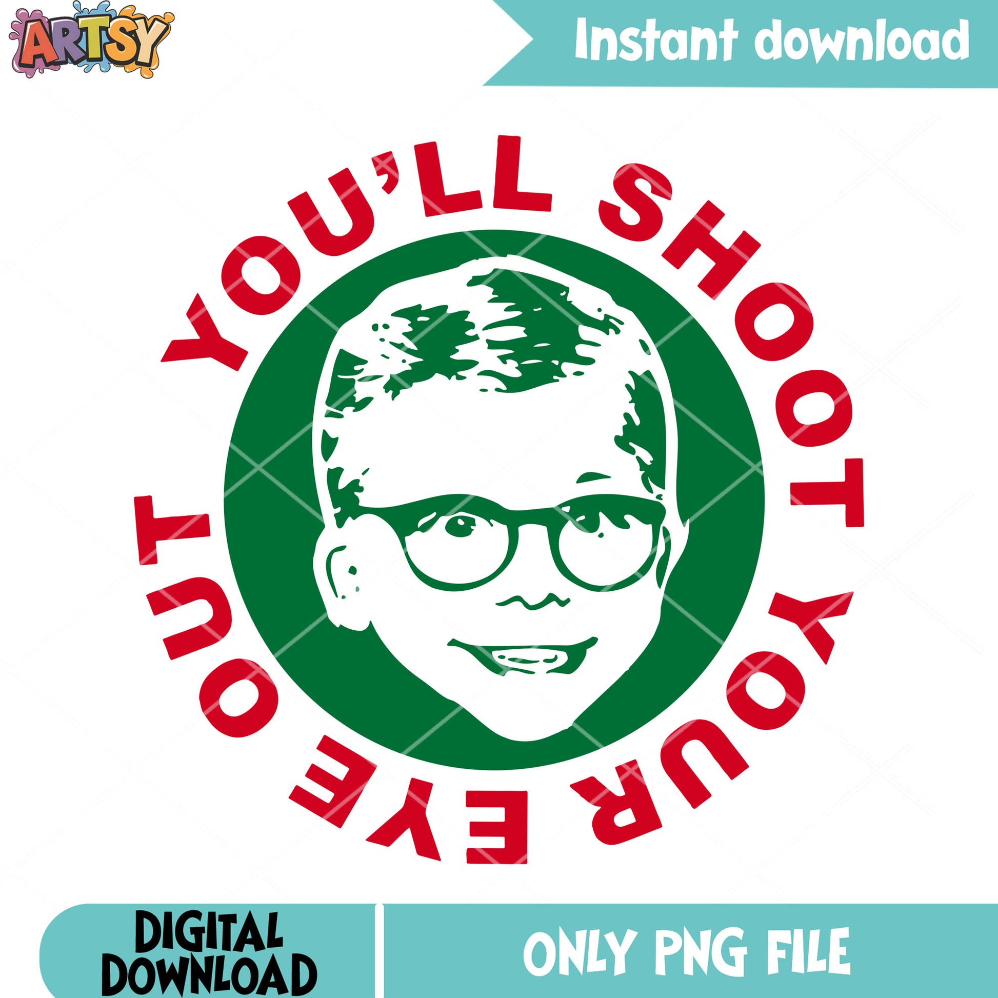 Happy ralphie parker png, christmas spirit png, a christmas story png