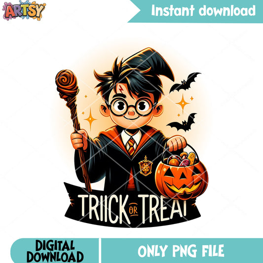 Harry potter  jack o lantern png, trick or treat png, halloween night png 