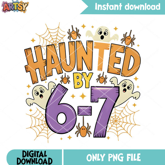 Haunted 67 ghost png, 67 halloween png, ghost halloween png