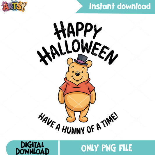 Have a hunny of a time png, pooh bear png, pooh poster png