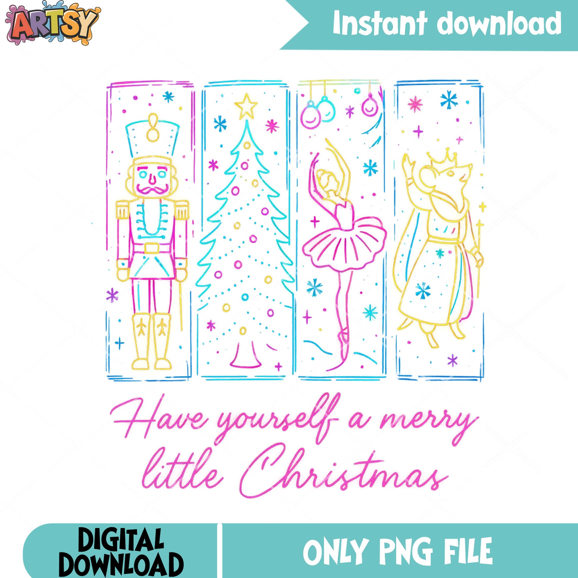 Have yourself a merry little christmas png, xmas png, christmas tree png