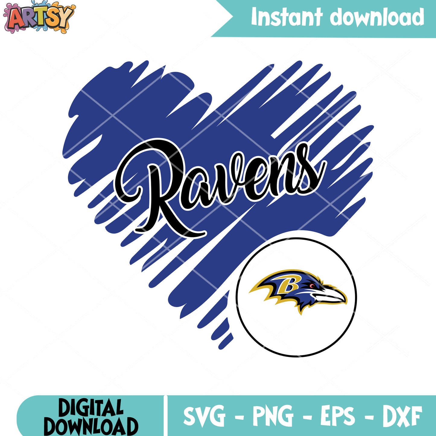 Heart shape american football svg. baltimore svg, ravens svg