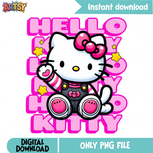 Hello Kitty Cute Pink PNG, Sanrio Clipart PNG, Kawaii Cat PNG