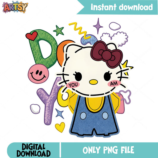 Hello Kitty Do You Am PNG, Sanrio Cute Kitty PNG, Kawaii PNG