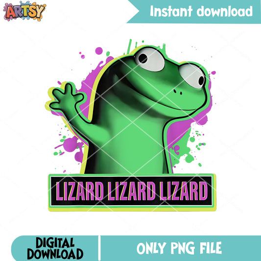 Hello lizard meme png, lizard lizard lizard png, tiktok meme png
