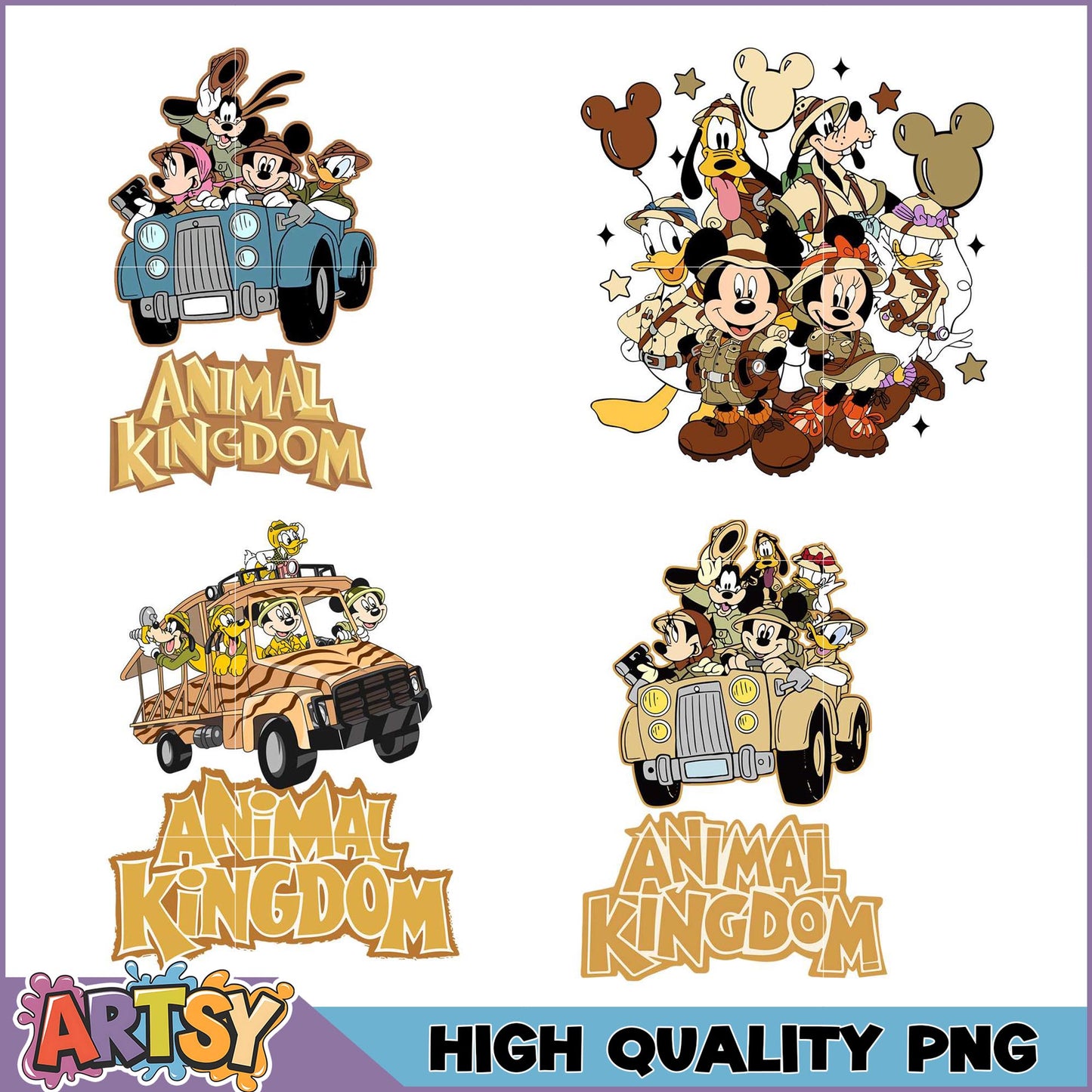 High Quality Animal Kingdom PNG Bundle for Crafts and Design