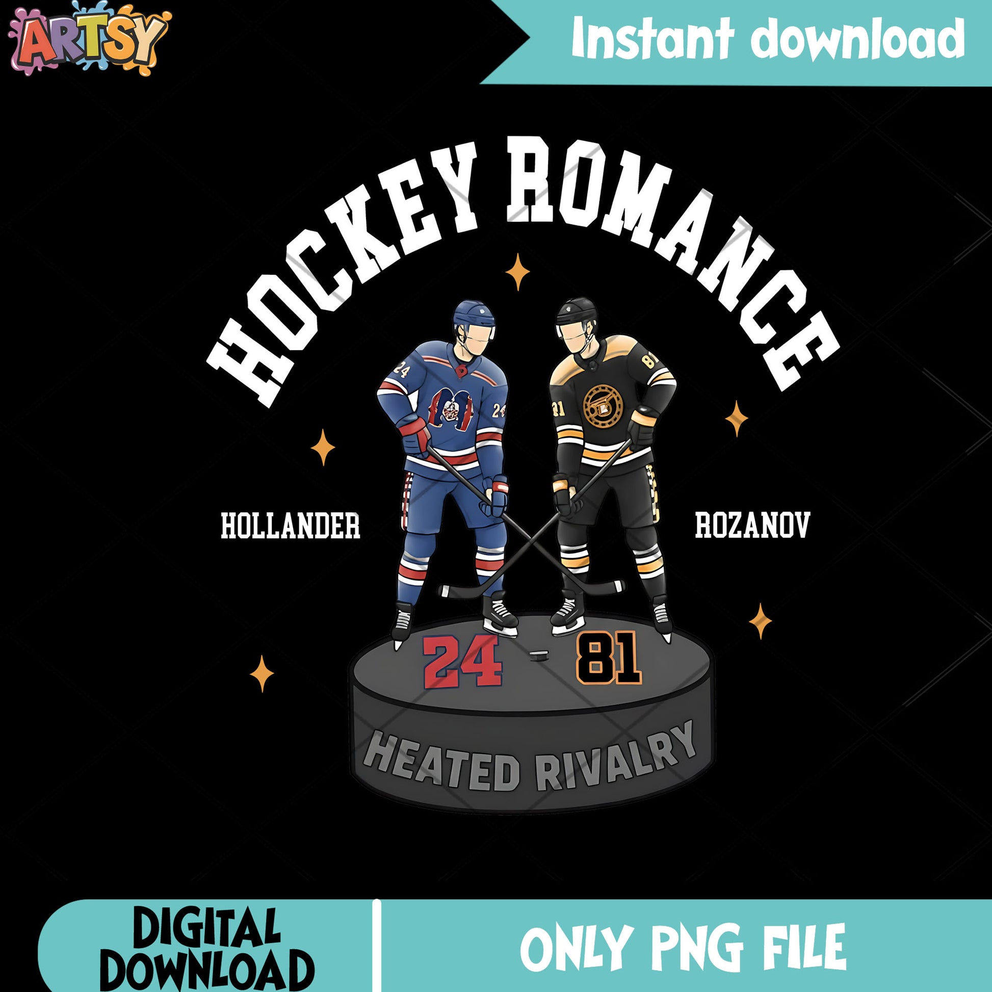 Hockey romance png, hollander team png, rozanov team png