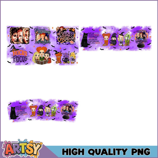 Hocus Pocus PNG Bundle High-Quality Designs