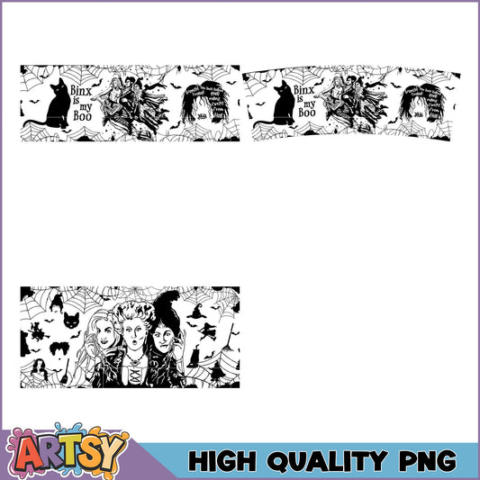 Hocus Pocus PNG Bundle Witches & Binx