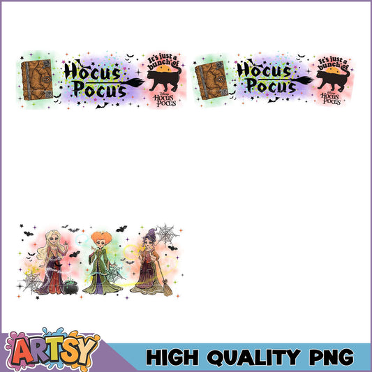 Hocus Pocus PNG Bundle Witches & Spells