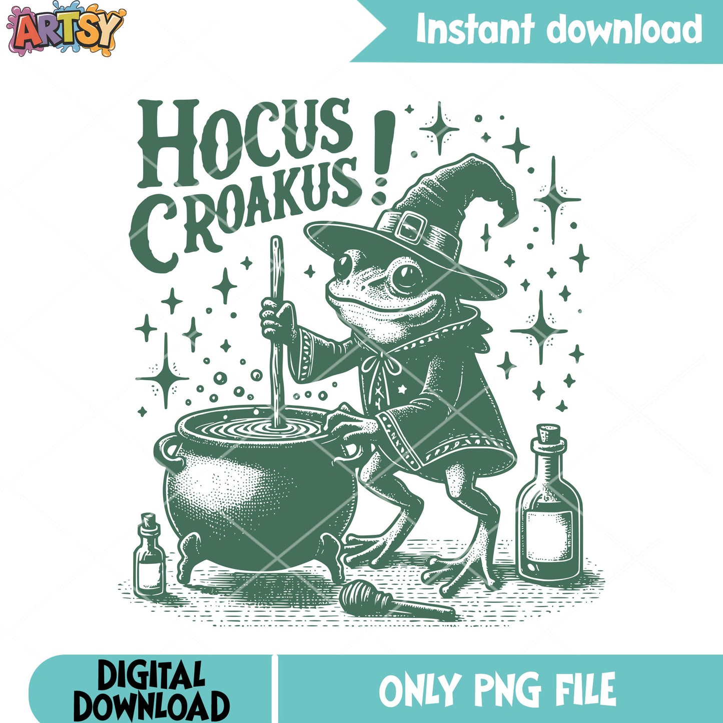 Hocus croakus png, witches cauldron png, halloween scary png