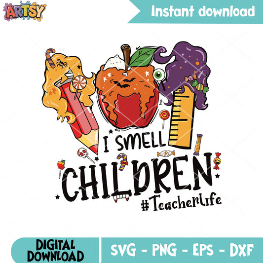 Hocus pocus teacher life svg, hocus pocus svg, teacher school svg