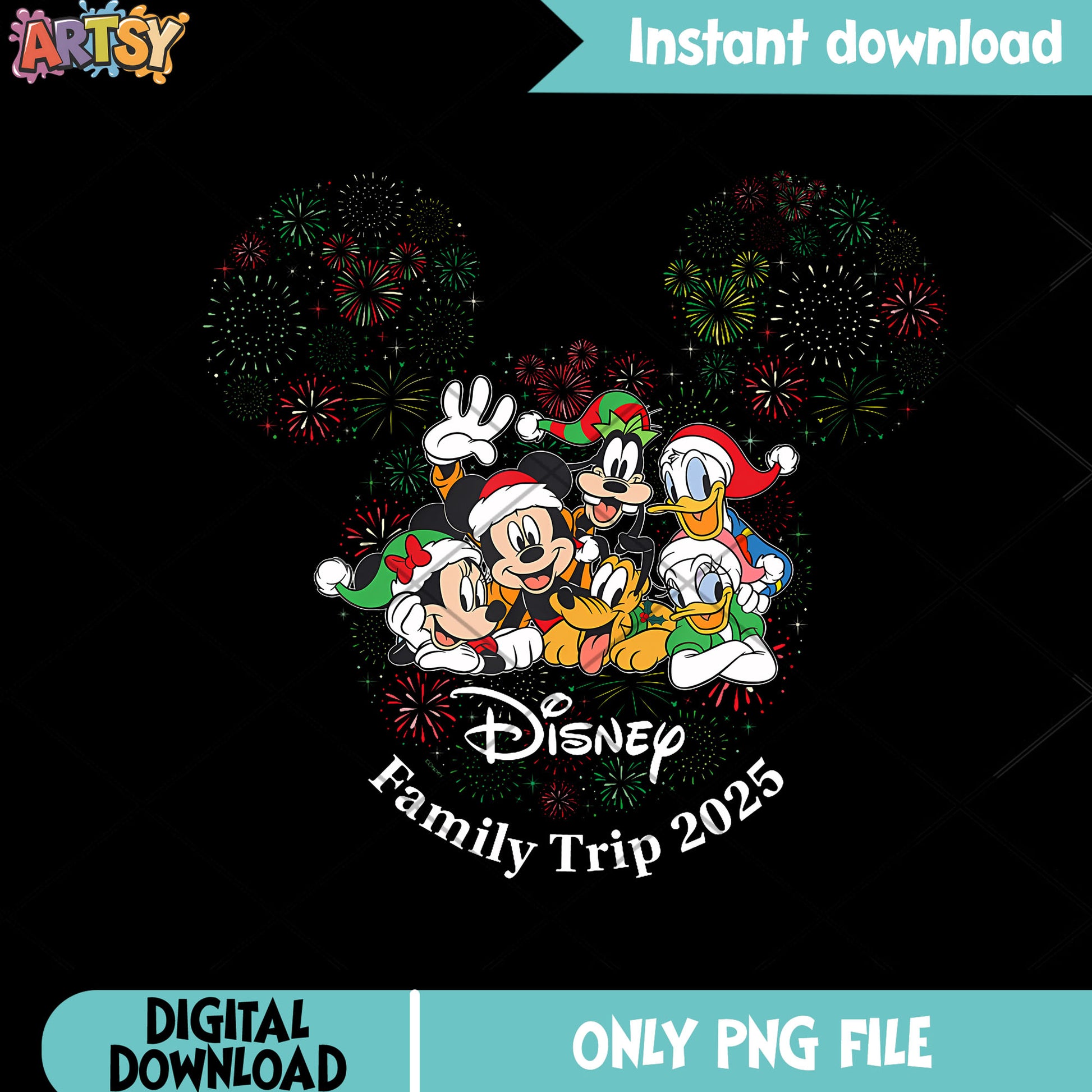 Holiday family trip png, pluto the dog png, dasiy dog png