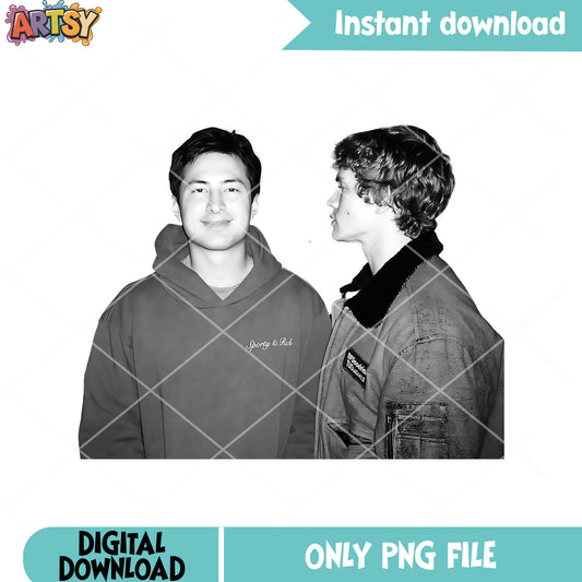 Hollander and rozanov hockey png, heated rivalry png, gay movie gifts png