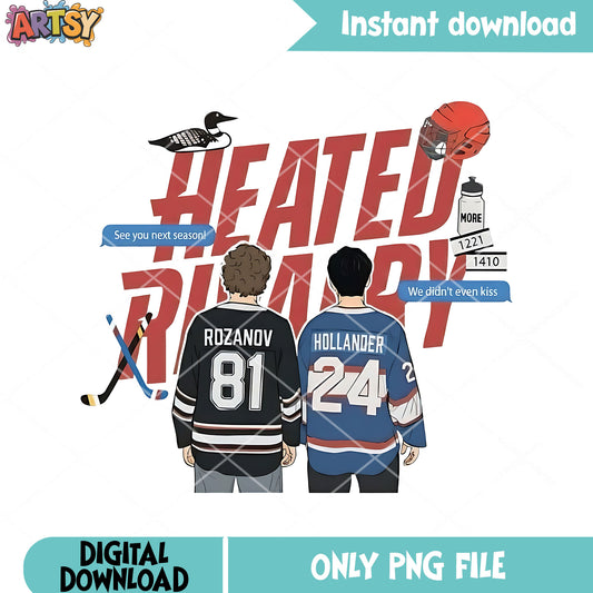 Hollanov heated rivalry png, heated rivalry png, day couple png