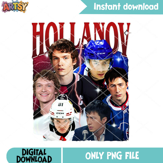Hollanov poster shirt png, hollanov rozanov png, heated rivalry png