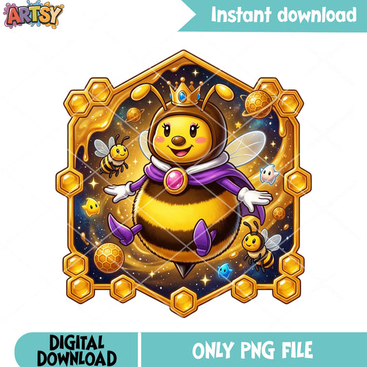 Honey queen mario png, super mario galaxy​ png, mario bros png