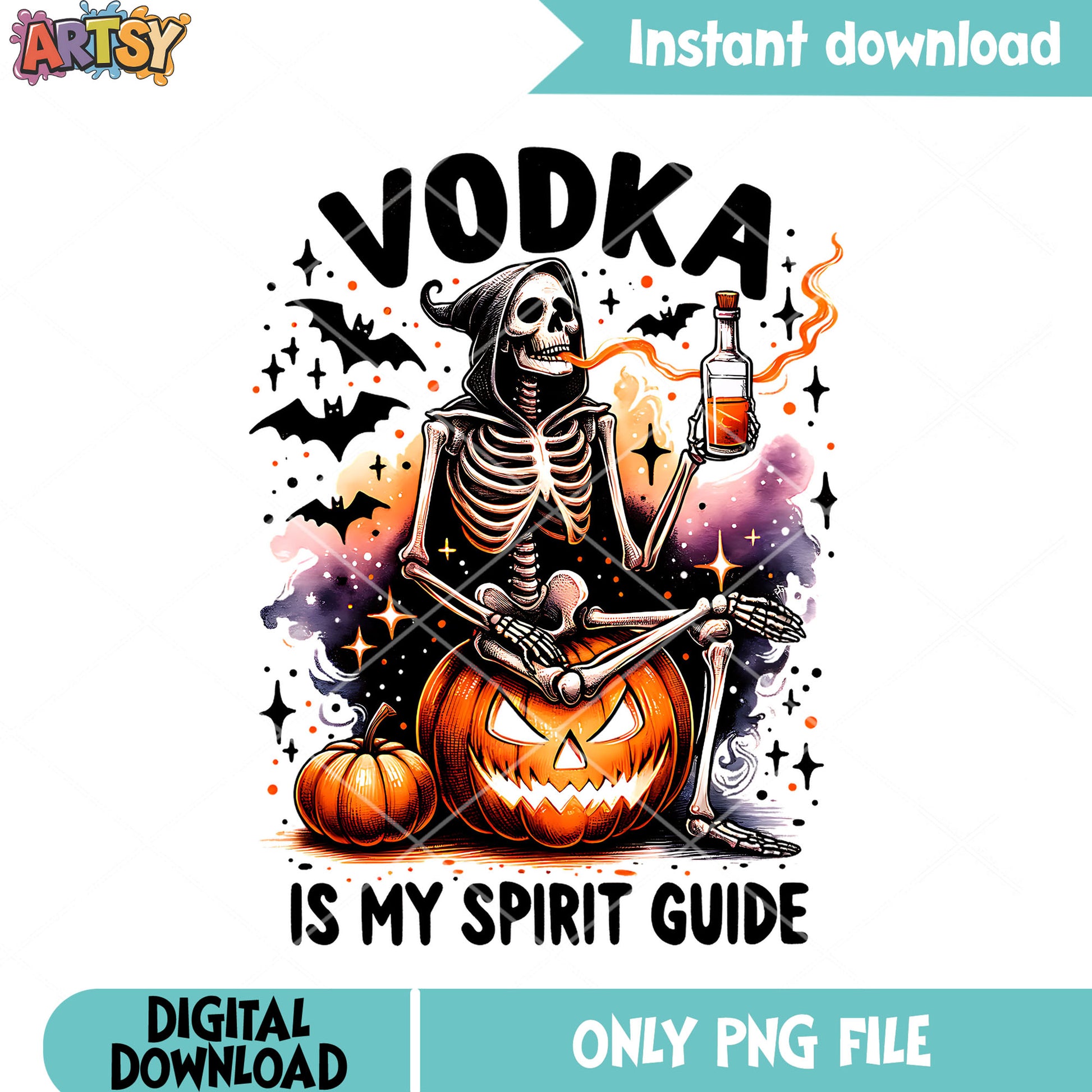 Hooded cloak jack o lantern png, stary night png, halloween scary png