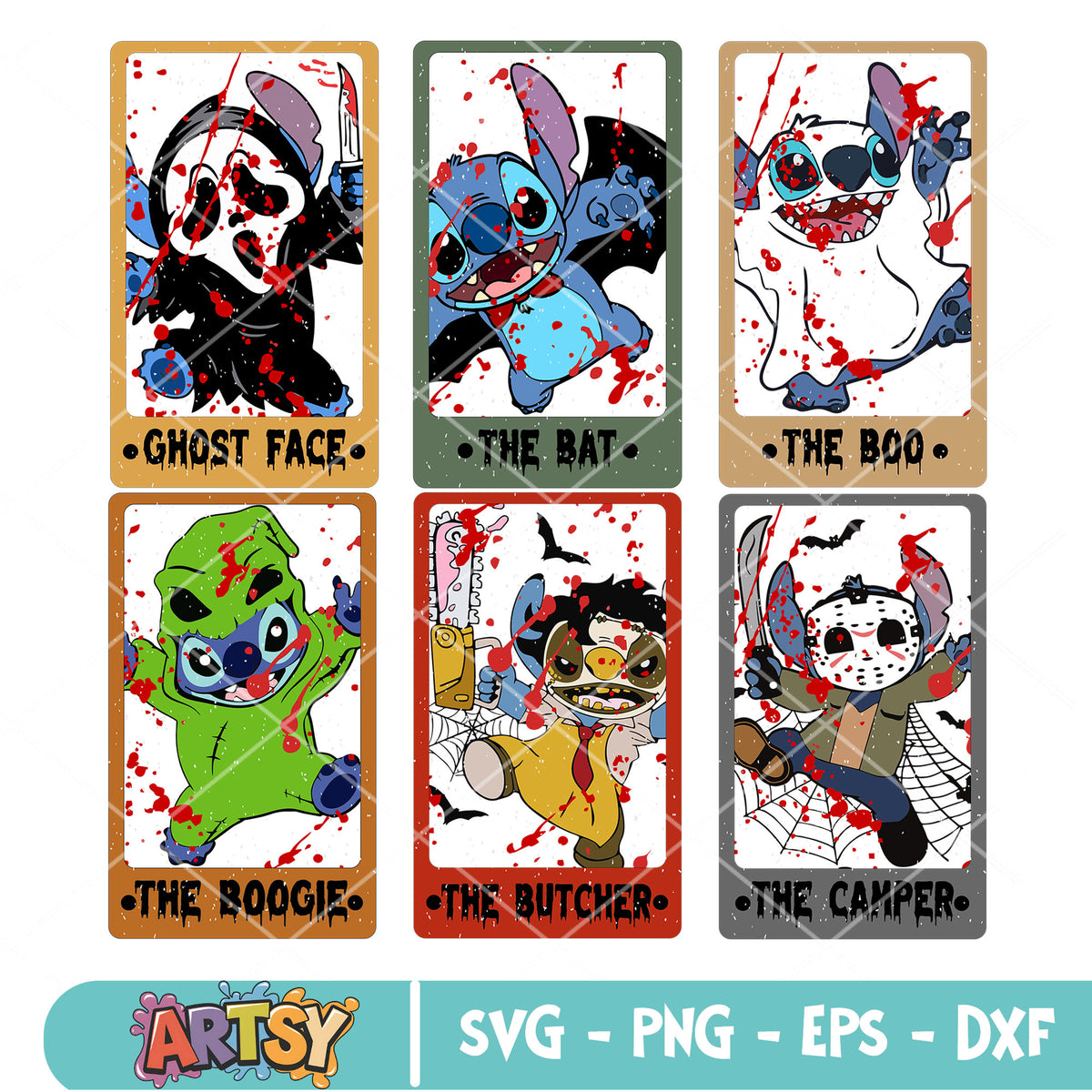 Horror Stitching Vector Horror stitch disney svg bundle, horror movies svg, stitch halloween s ...