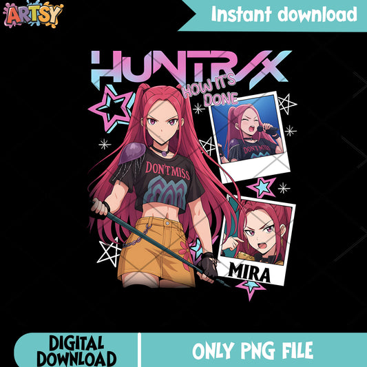 How its done png, kpop demon hunter mira png, huntrix​ png
