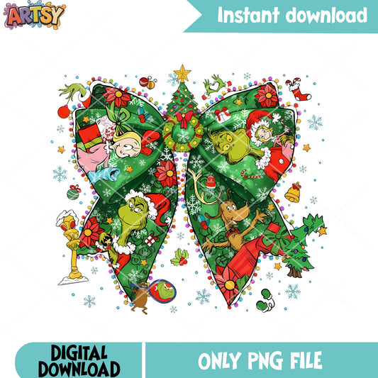 How the Grinch Stole Christmas png, merry christmas png, the grinch png