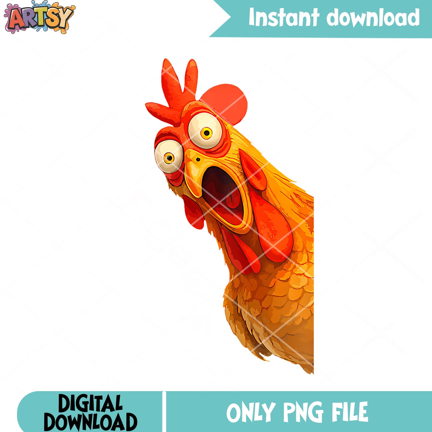 Huge big cock meme funny png, huge chicken png, rooster png