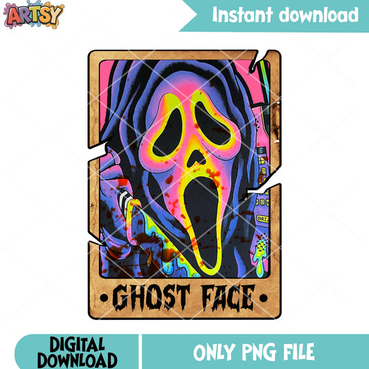 Hunting knife ghost face png, serial killer png, scream movies png