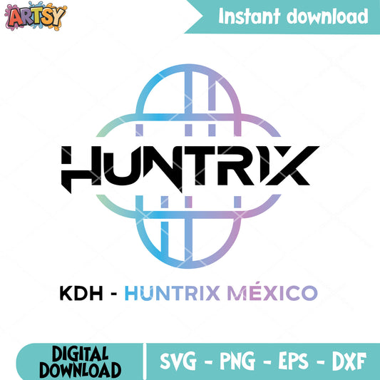 Huntrix kdh mexico svg, huntrix band svg, kpop demon hunters svg