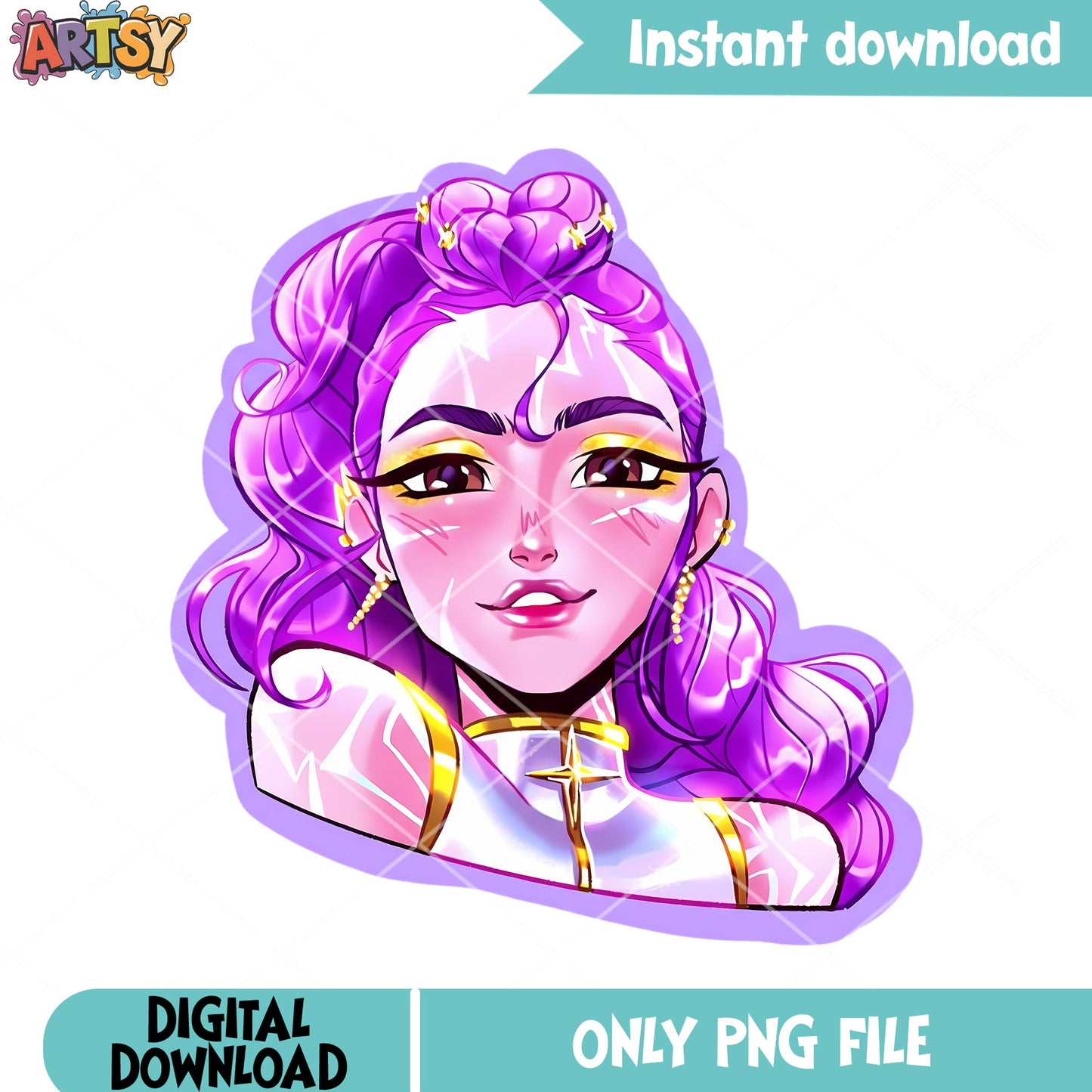 Huntrix lovely girls rumi png, huntrix png, huntrix girls png