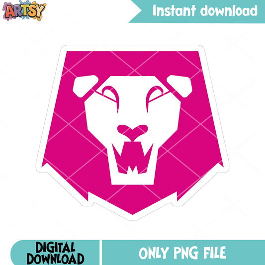 Huntrix tiger logo png, saja boys lion logo png, kpop demon hunters​ png