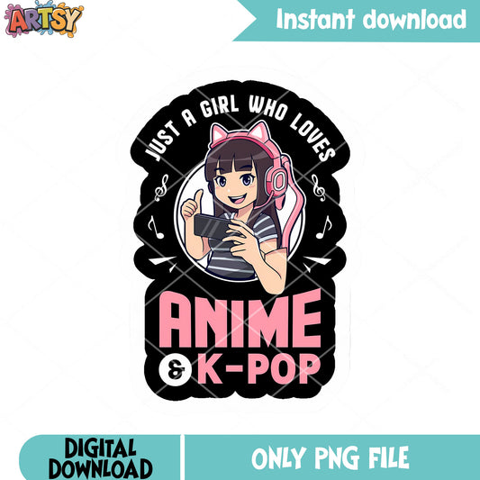 I just a girl who love png, anime kpop png, girls love kpop png