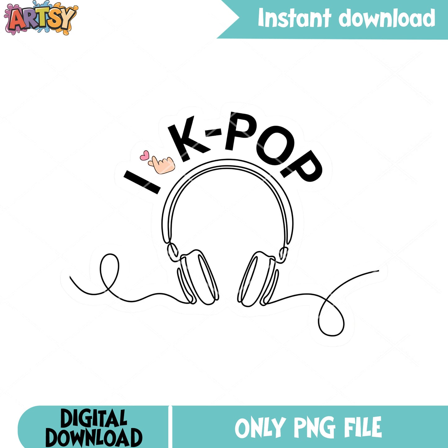 I love kpop music png, love music png, love music kpop png