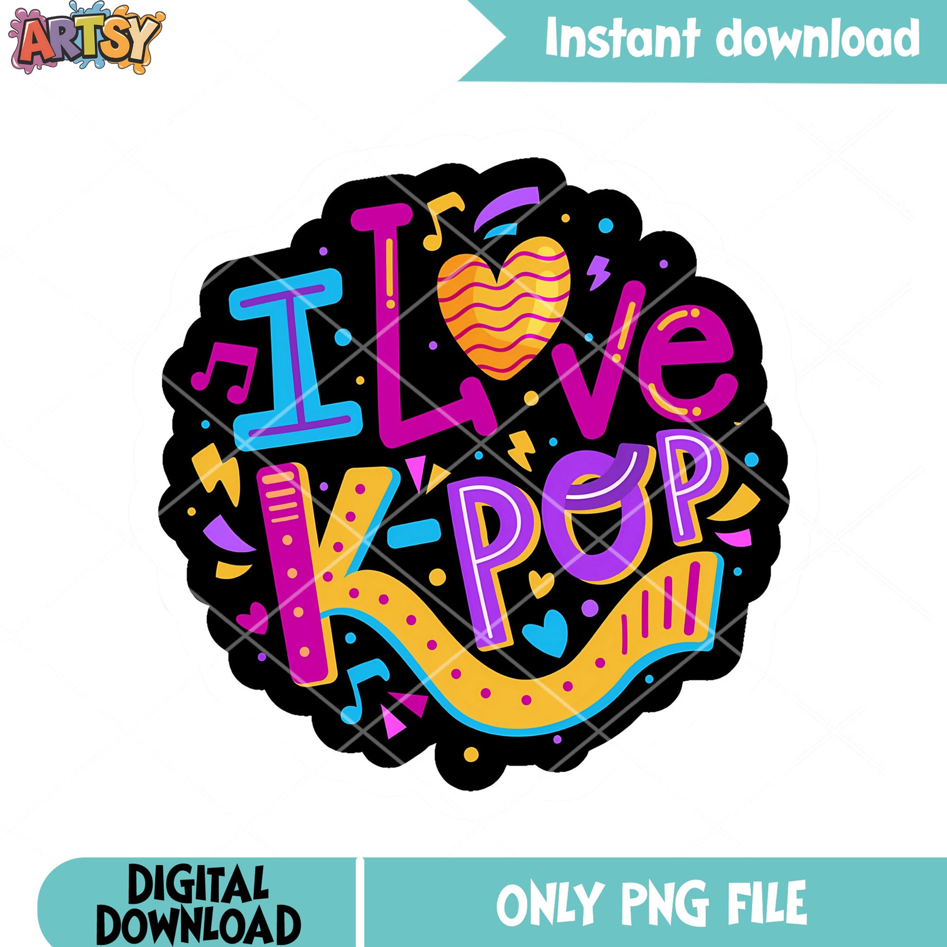 I love kpop png, sticker love kpop png, kpop love sticker png