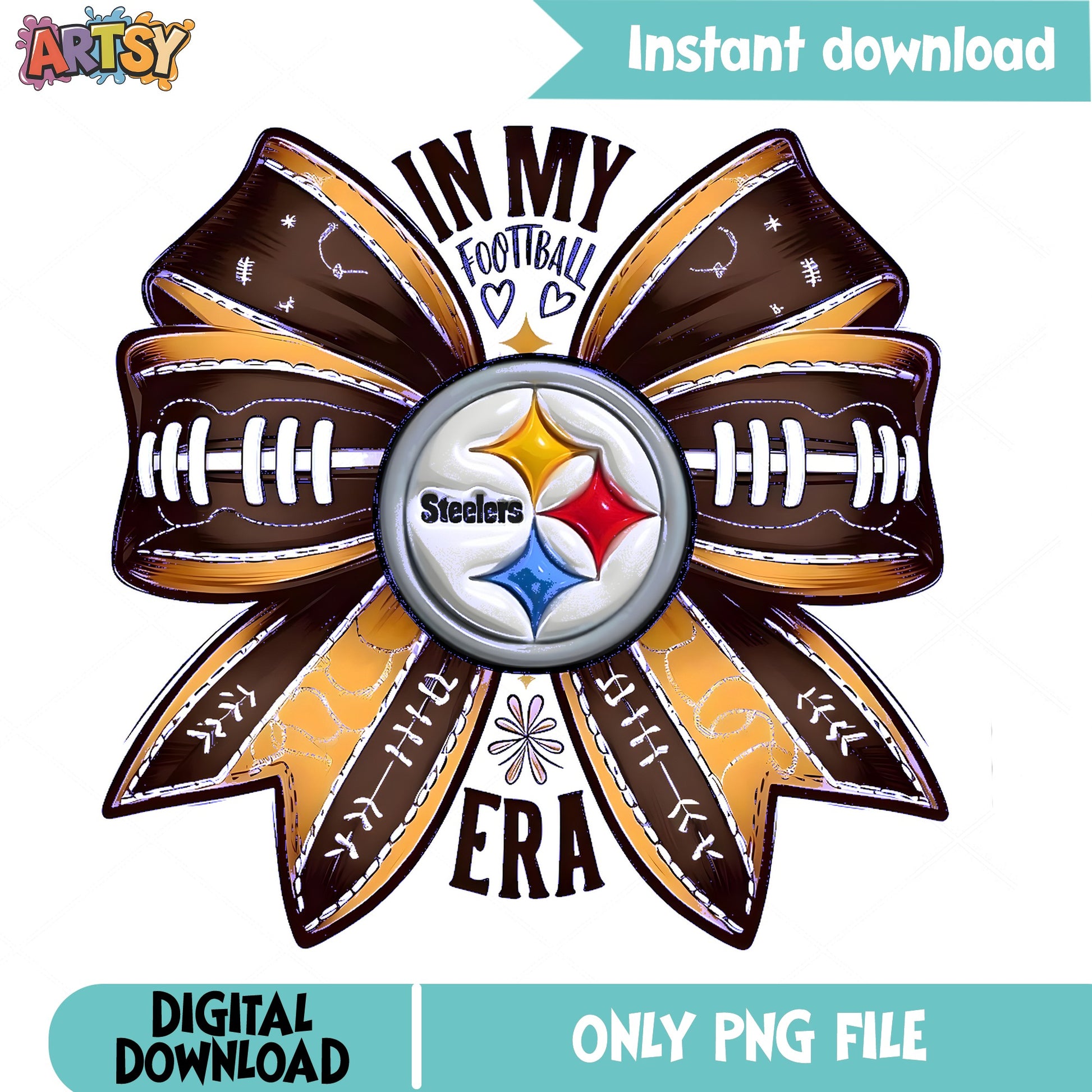 In My Football Era Steelers PNG, Pittsburgh Steelers PNG, NFL PNG