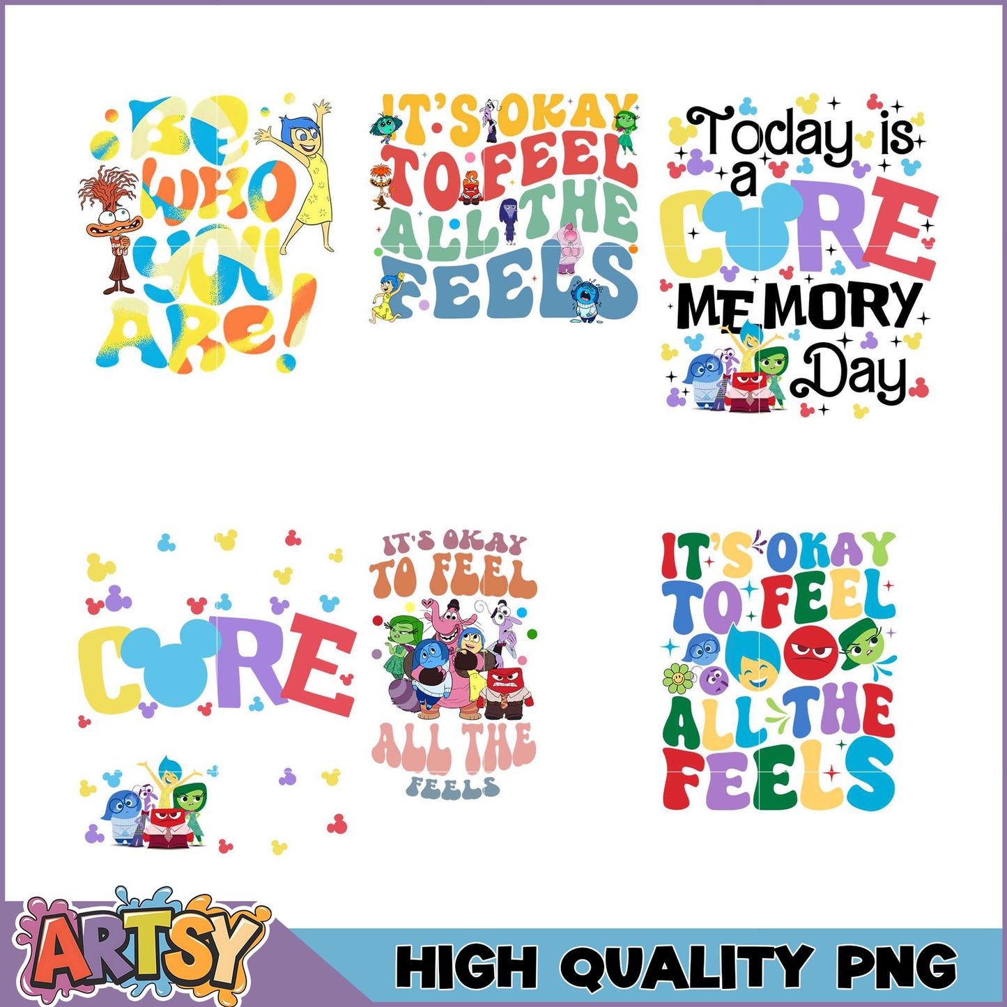 Inside Out PNG Bundle High-Quality Designs