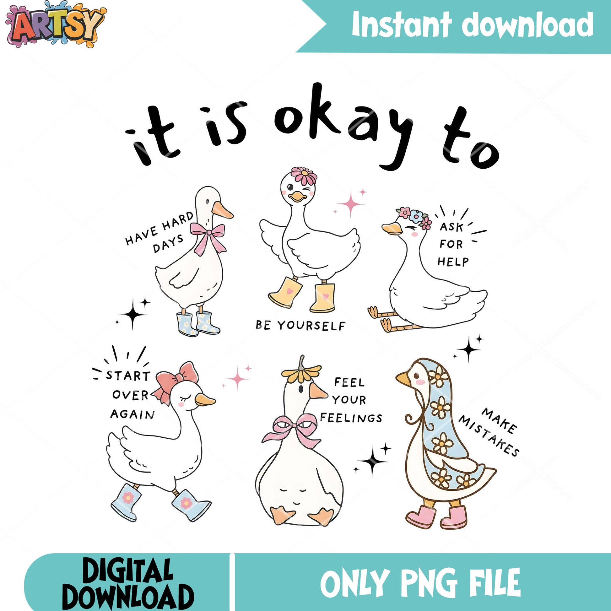 It is okay to design png, duck loving​ png, funny goose png