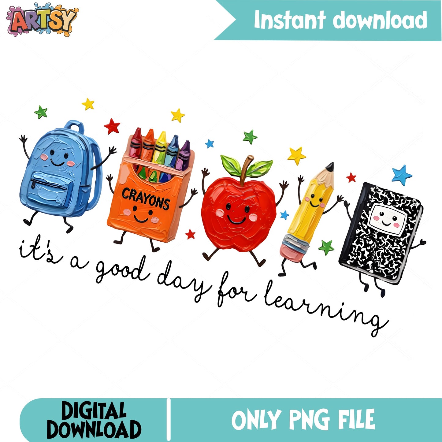 Its A Good Day For Learning PNG, Back To School PNG, Teacher PNG