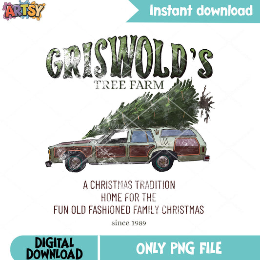 Its a beauty clark png, clark griswold christmas png, clark tree png