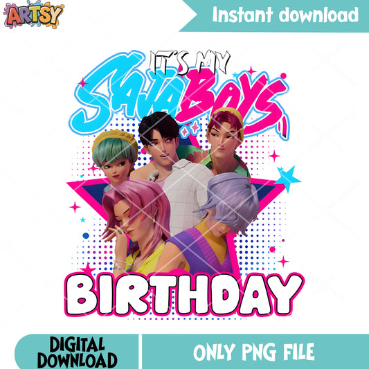 Its my saja boys birthday png, jinu kpop demon hunter png