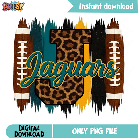 Jaguars Football Leopard PNG, Football Team PNG, Game Day PNG